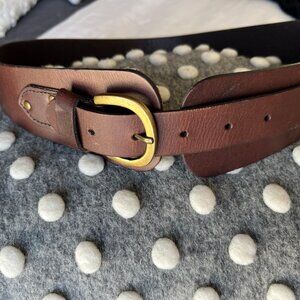 Anthropologie genuine leather belt